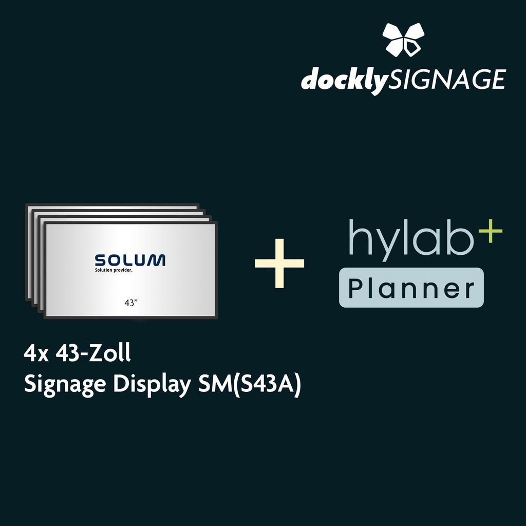 [SP2] Starterpaket 2 – 4× 43-Zoll Display (S43A)